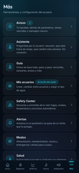 Más herramientas